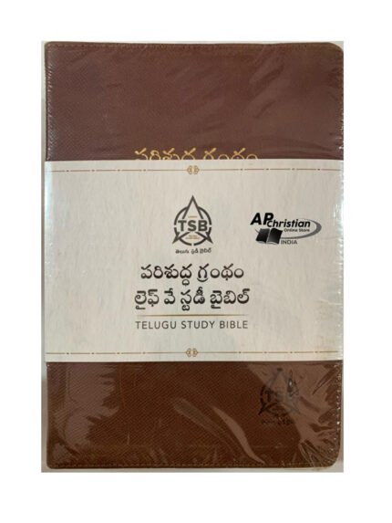 Lifeway Telugu Study Bible-Brown