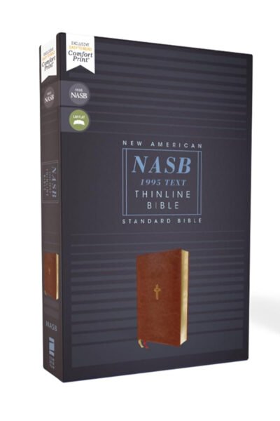 666 NASB, Thinline Bible, Leathersoft, Brown, Red Letter, 1995 Text, Comfort Print: A Comprehensive Program for Renewing Your Mind and Transforming Your Life