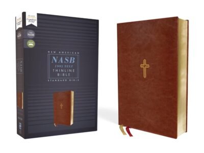 77777 NASB, Thinline Bible, Leathersoft, Brown, Red Letter, 1995 Text, Comfort Print: A Comprehensive Program for Renewing Your Mind and Transforming Your Life