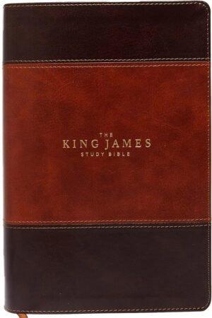 KJV, The King James Study Bible, Leathersoft, Brown, Red Letter, Full-Color Edition: Holy Bible, King James Version