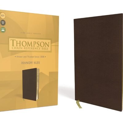 KJV, Thompson Chain-Reference Bible, Handy Size, Leathersoft, Brown, Red Letter
