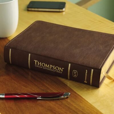 KJV, Thompson Chain-Reference Bible, Handy Size, Leathersoft, Brown, Red Letter