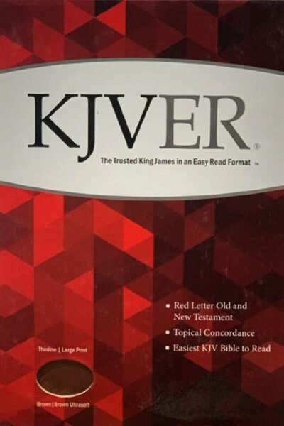 KJVER Holy Bible: King James Version (KJVER) Thinline Bible, Large Print.
