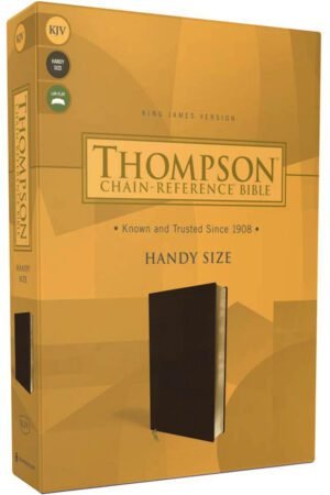 KJV, Thompson Chain-Reference Bible, Handy Size, Leathersoft, Brown, Red Letter