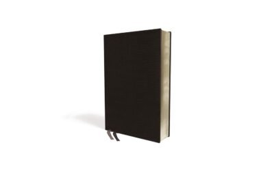 NIV Large-Print Study Bible, Fully Revised Edition, Comfort Print--bonded leather, black (red letter)