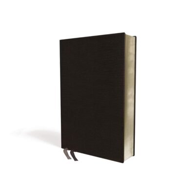 NIV Large-Print Study Bible, Fully Revised Edition, Comfort Print--bonded leather, black (red letter)