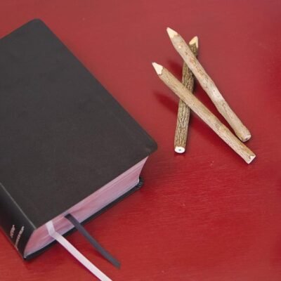 NIV Large-Print Study Bible, Fully Revised Edition, Comfort Print--bonded leather, black (red letter)