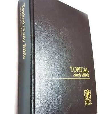 NLT TOPICAL Study Bible -Hardcover