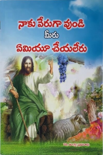 నాకు వేరుగా వుండి మీరు ఏమియూ చేయలేరు (Without Me ye can do nothing)
